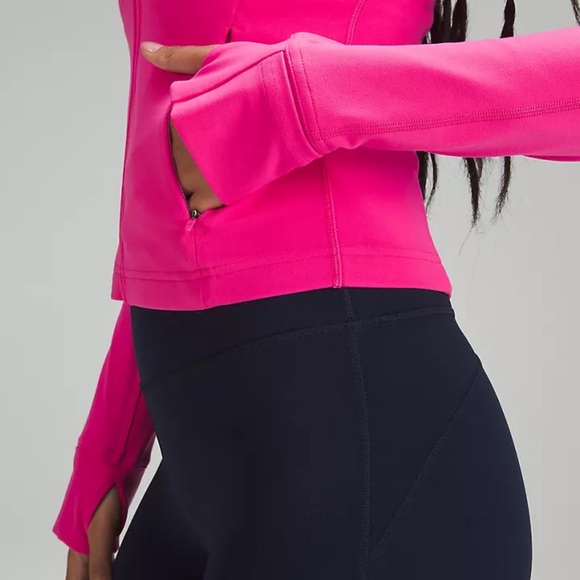 Lululemon Cropped Define Jacket Nulu Sonic Pink 0 - Picture 8 of 10